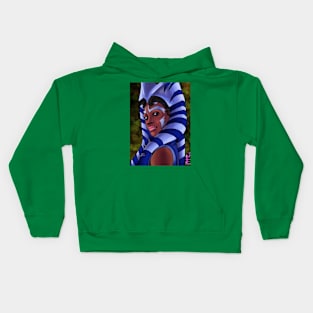 Ahsoka Tano Fan Art Kids Hoodie